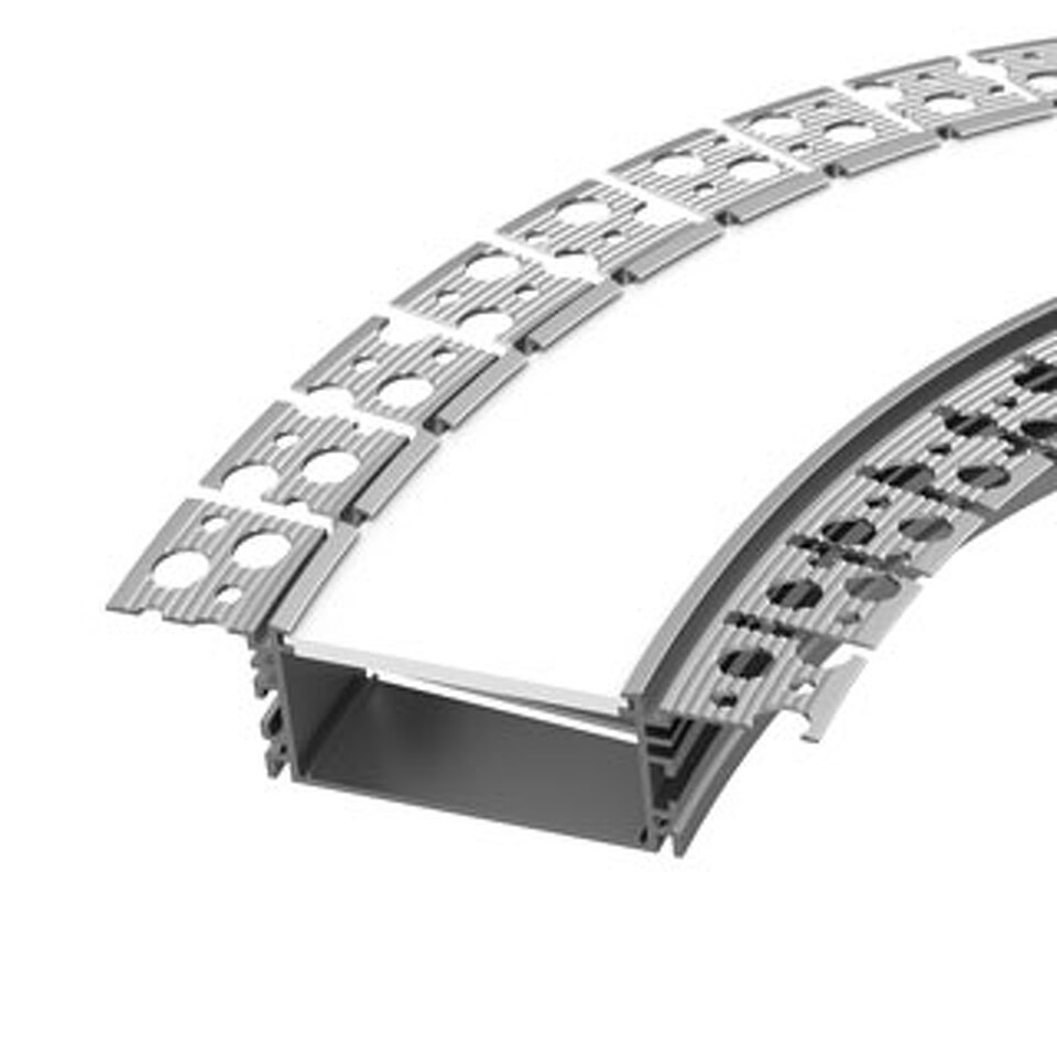 Фото №1  Arlight Профиль FANTOM-BENT-W49-SIDE-2000 ANOD ( Алюминий)