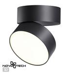 Превью фото №1  NOVOTECH 358750 OVER NT21 355 черный Светильник накладной светодиодный IP20 LED 24W 4000K 2100Лм 100-265V PROMETA