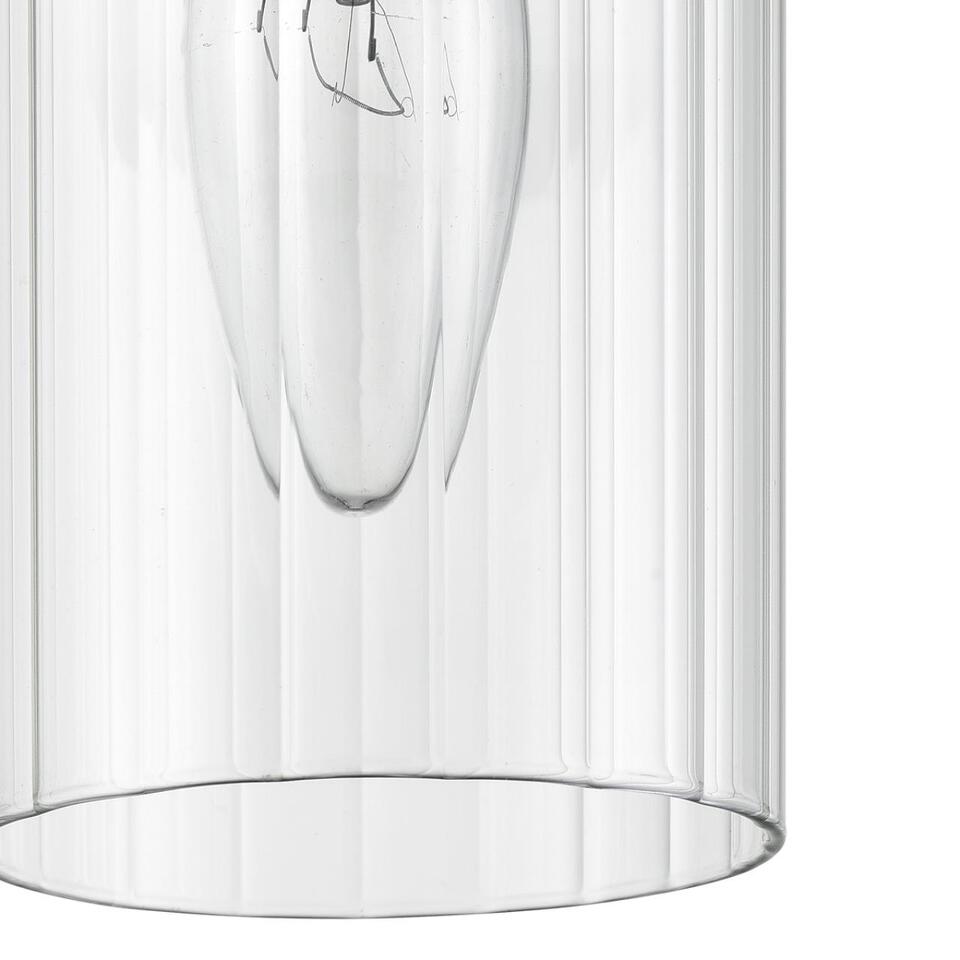Фото №10  Подвесной светильник LUMION 8102/3A COMFI LN26 408 хром/прозрачный металл/металл Подвес Е14 3*40W 220V ISHA