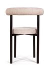 Превью фото №6  Top concept Стул Бигги, шенилл Puffy beige / опоры черные
