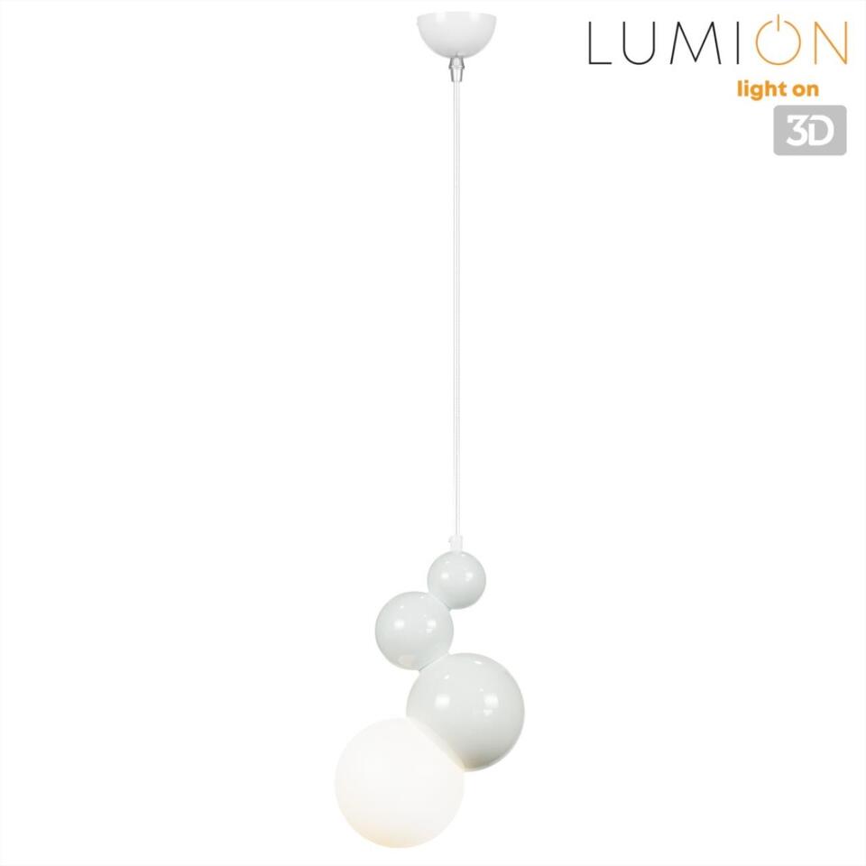 Фото №11  Подвесной светильник LUMION 6565/1A MODERNI LN26 178 белый/белый матовый/металл/стекло Подвес E27 1*40W 220V BLASEN