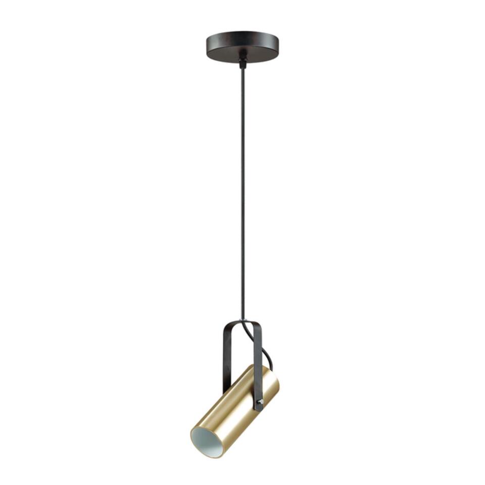 Фото №6  Подвесной светильник LUMION 3714/1 MODERNI LN19 000 золотой, чёрный Подвес GU10 LED 1*5W 220V CLAIRE