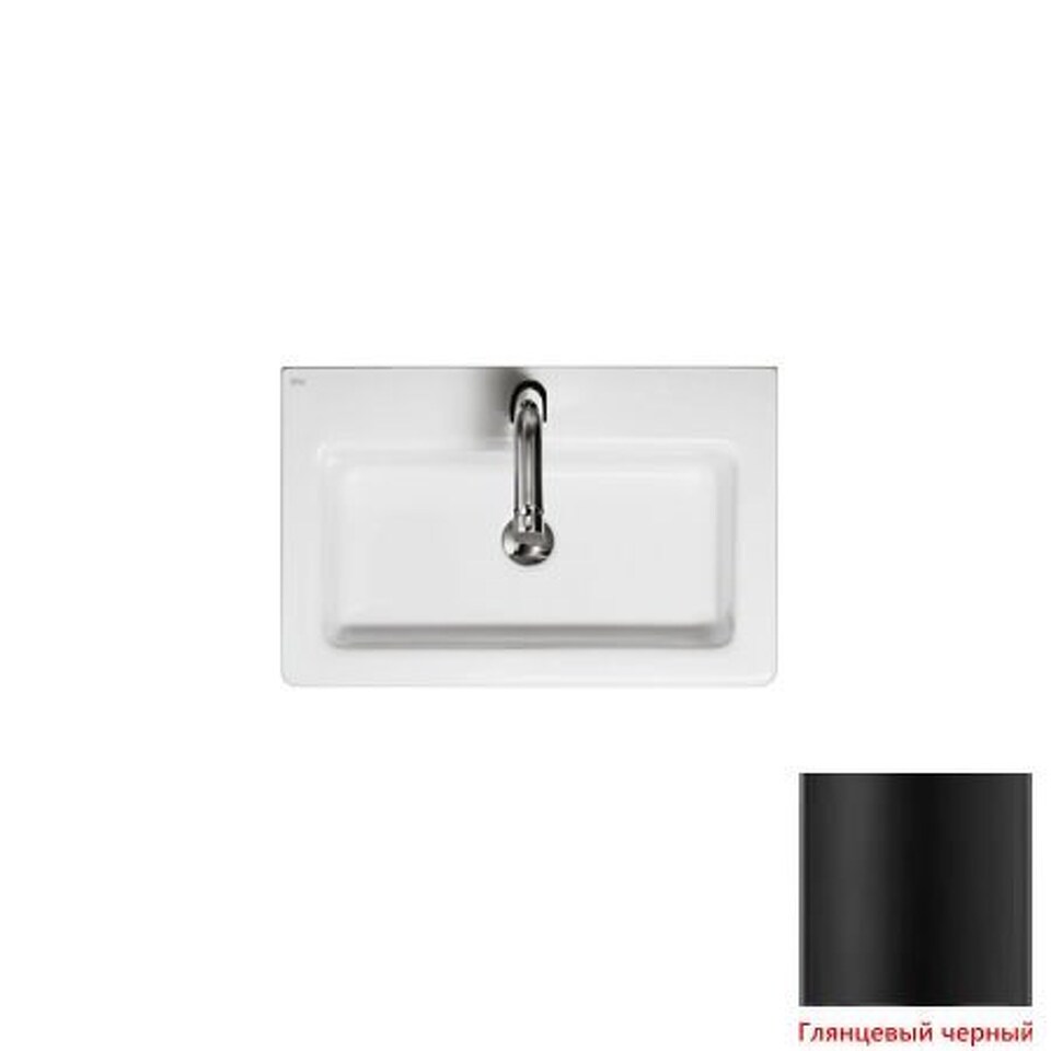 Фото №6  Раковина 40206 Althea Smart раковина 60 см, чёрная  Черный