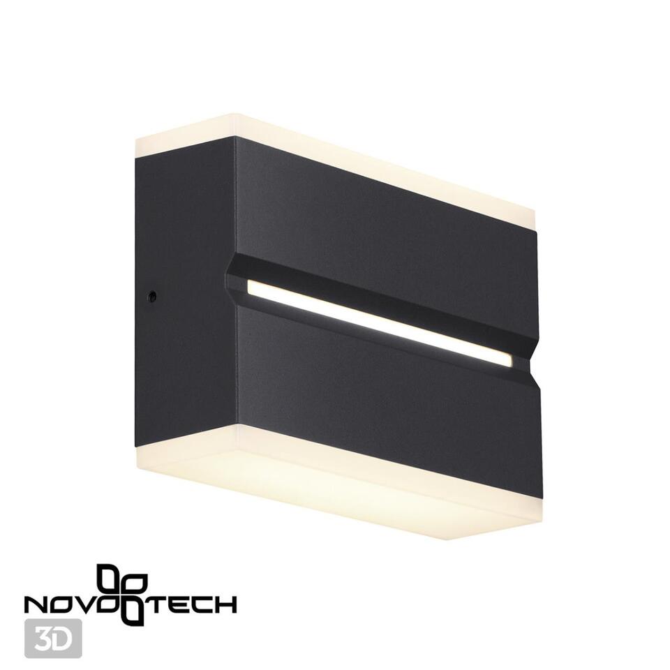 Фото №4  NOVOTECH 359196 STREET NT23 710 черный Светильник ландшафтный светодиодный IP54 LED 12W 220-240V 4000K 720Лм STRAIT