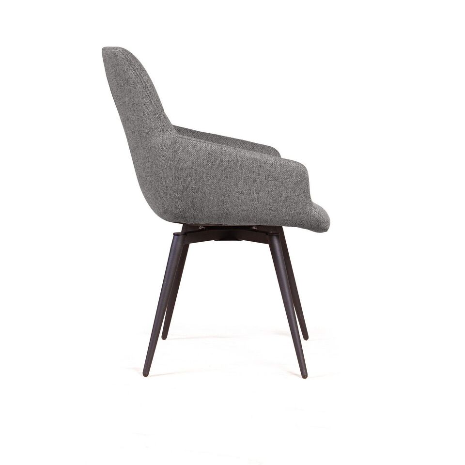 Фото №6  Top concept Стул Джордан поворотный 360 градусов, рогожка Wellton 994