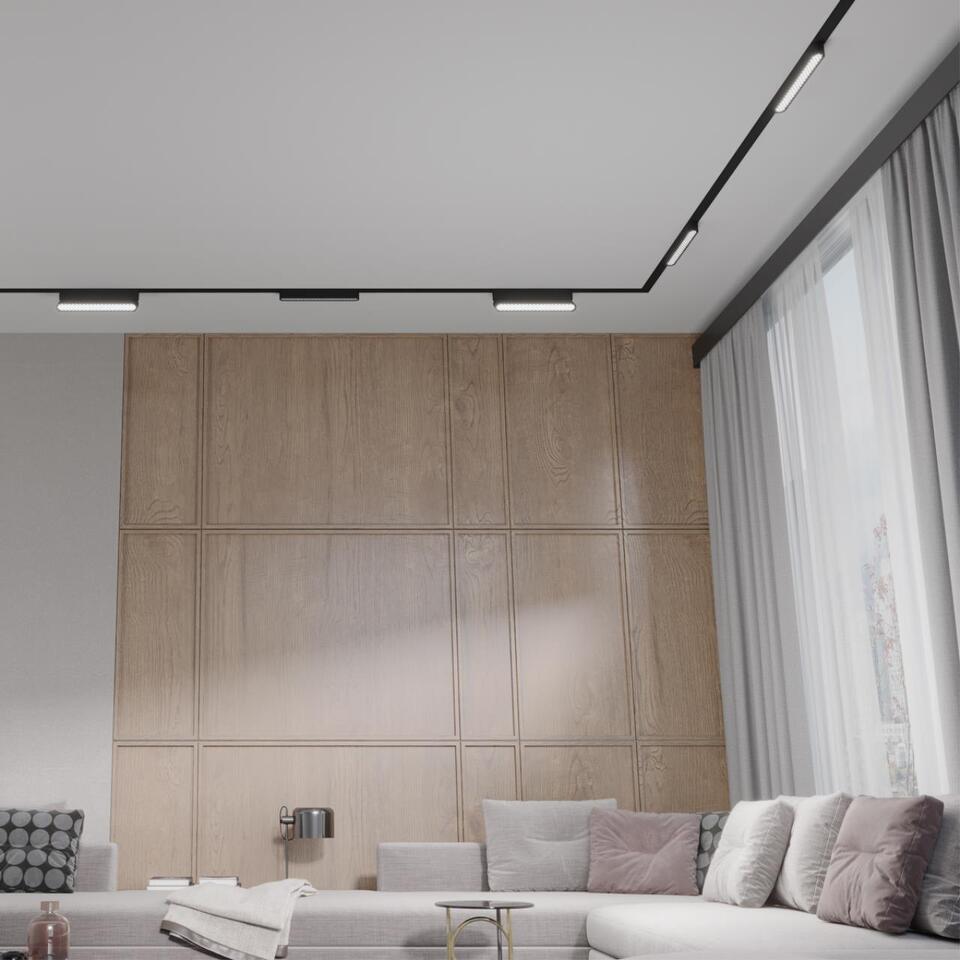 Фото №6  NOVOTECH 359246 SHINO NT23 180 черный Трековый светильник для низковольтного шинопровода IP20 LED 12W 48V 720Лм 3000К SMAL