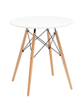 Превью фото №1  Стол круглый Eames DSW NEW D70 белый