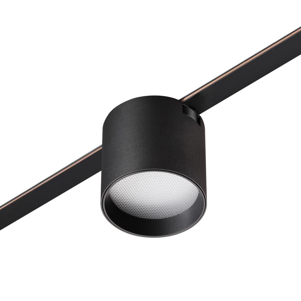 Фото №8  NOVOTECH 359473 SHINO NT24 104 черный Трековый смарт-светильник для низковольтного шинопровода с двумя режимами работы IP20 LED 6W 24V 3000-6000K EASY