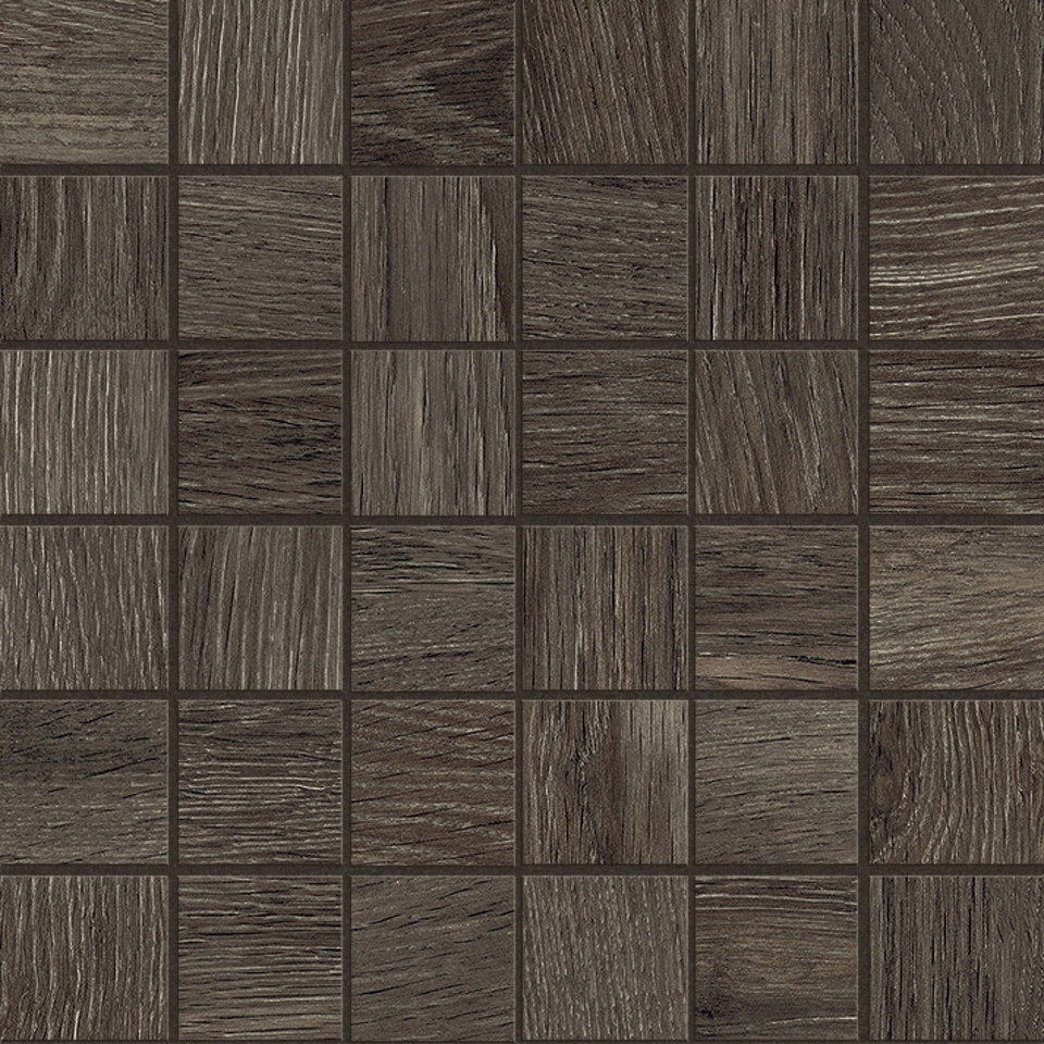 Фото №1  Мозаика ASCOT Мозаика MIX STEAM WORK EBONY ( 36 pz ) 30X30