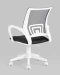 Превью фото №7  Кресло Кресло офисное TopChairs ST-BASIC-W серый крестовина пластик белый