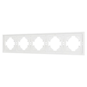 Фото Arlight Рамка пластиковая FRM-TENDO-SFPL-5-WH ( Матовый белый)