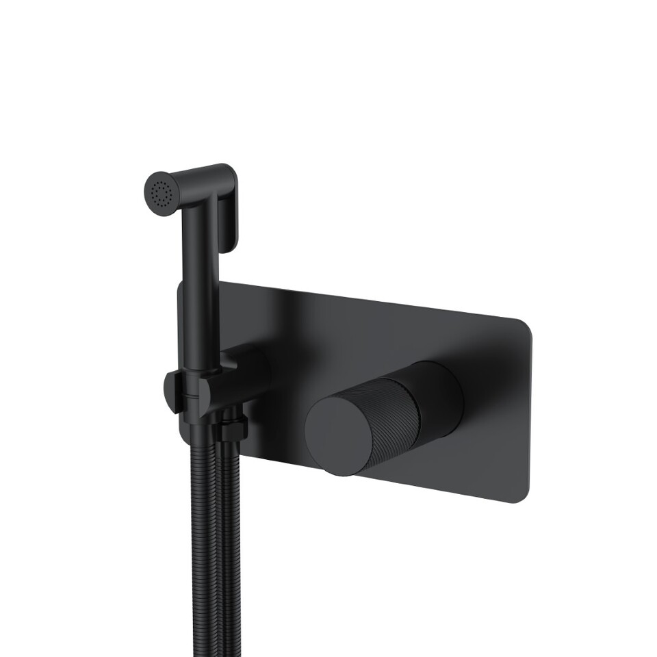 Фото №2  Boheme Смеситель гигиенический STICK BLACK SPIRALE