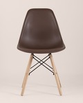 Превью фото №6  Стул Eames Style DSW коричневый (разборный каркас)