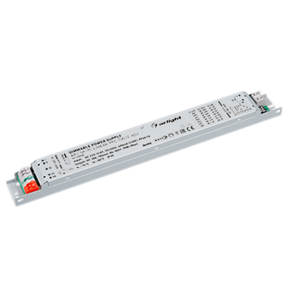 Фото №1  Arlight Блок питания ARJ-SP-90-LINEAR-PFC-DALI2-ADJ (90W, 80-300V, 0.3-0.7A) ( IP20 Металл, 5 лет)