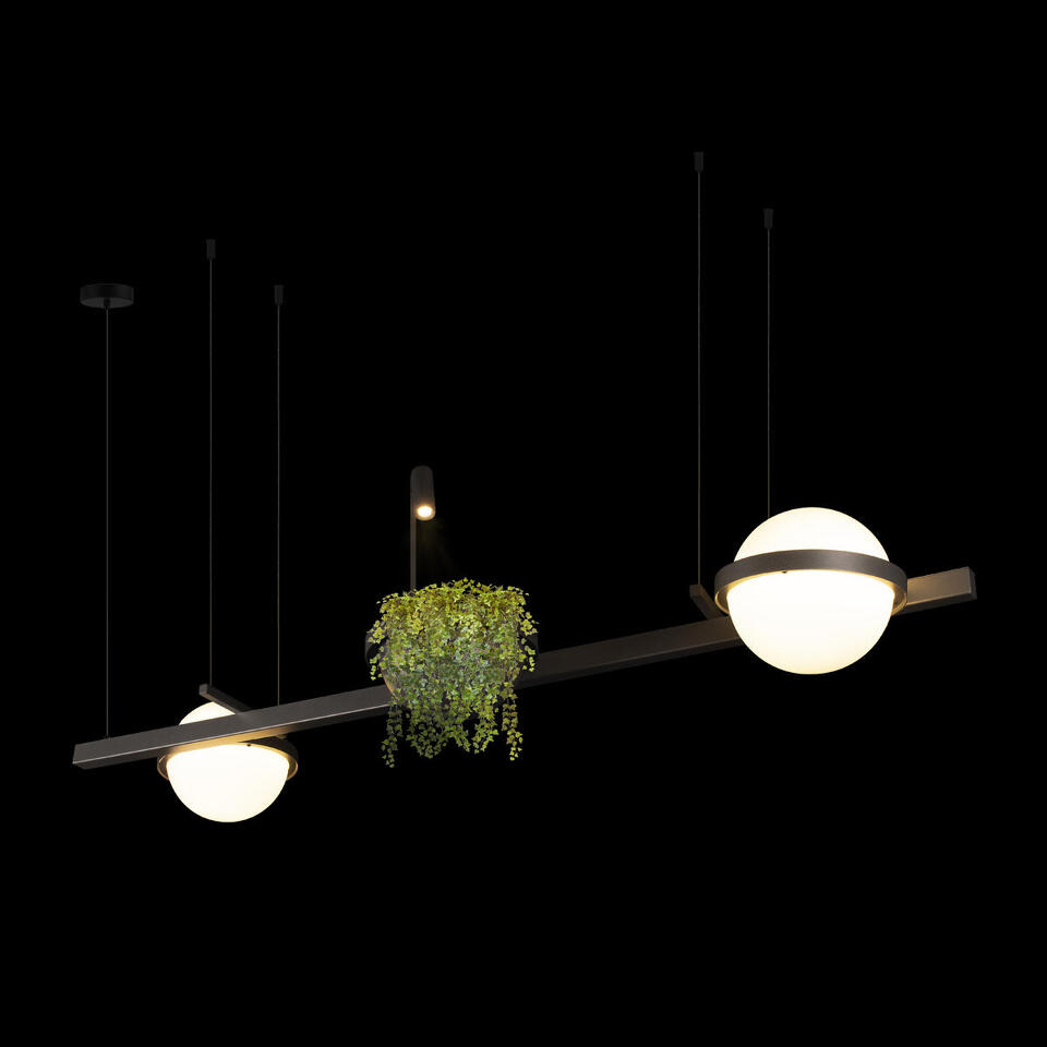 Фото №6  Подвесной светильник 10121/D Dark grey Подвесной светильник LOFT IT Jardin