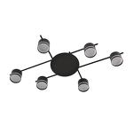 Превью фото №4  LUMION 8362/6C COMFI LN 000 черный, металл/акрил Светильник потолочный GX53 LED 6*7W 220V BERTY