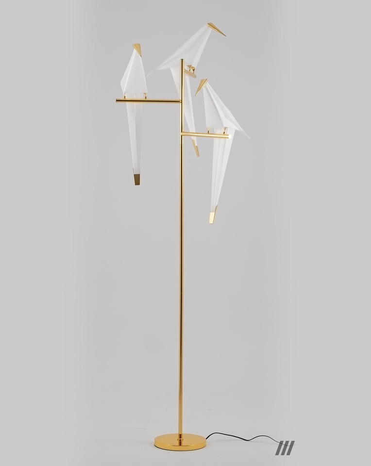 Фото №6  Торшер Светодиодный торшер Moderli V3075-3FL origami Birds 3*LED*6W