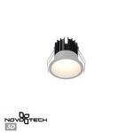 Превью фото №1  NOVOTECH 359869 WIR NT26 000 белый Светильник встраиваемый с переключателем цв. температуры IP20 LED 18W 100-265V 3000К/4000К/6000К BRILLO