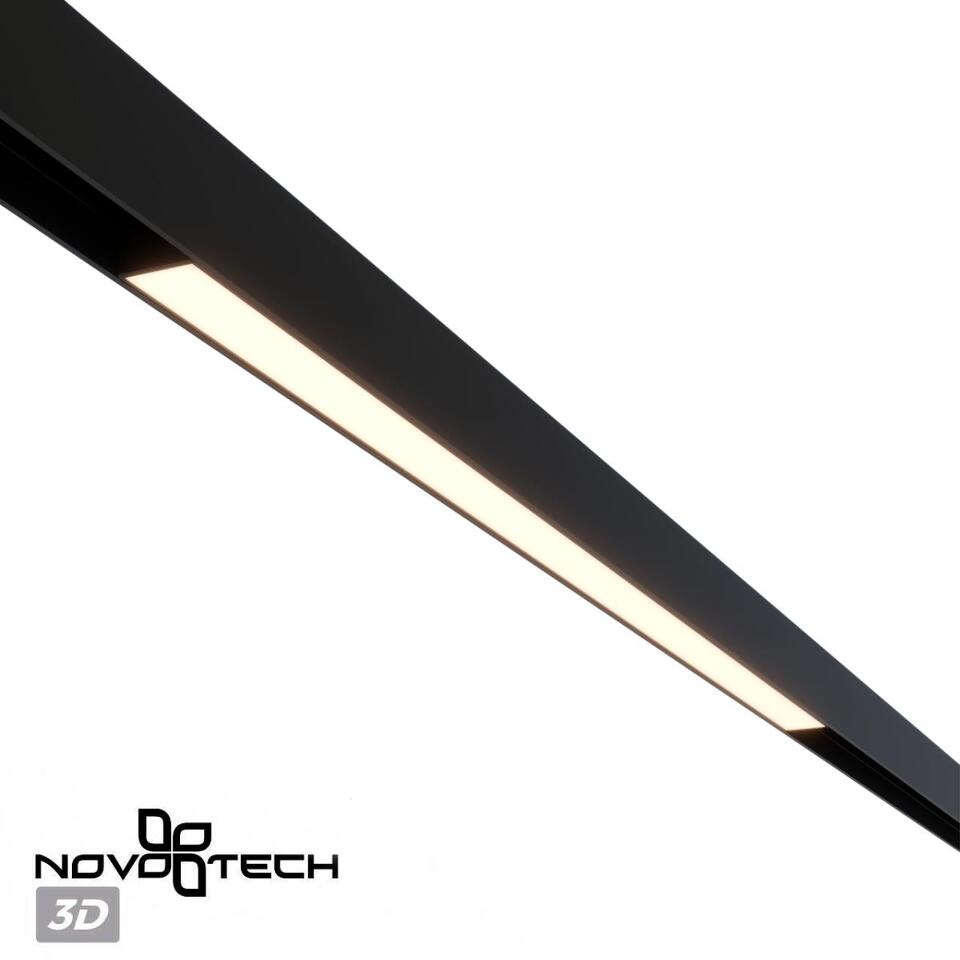 Фото №7  NOVOTECH 359940 PORT NT25 208 черный Трековый светильник с переключ. цв. темпер. IP20 LED 3000К\4000К\6000К 30W 90-240V VECTOR