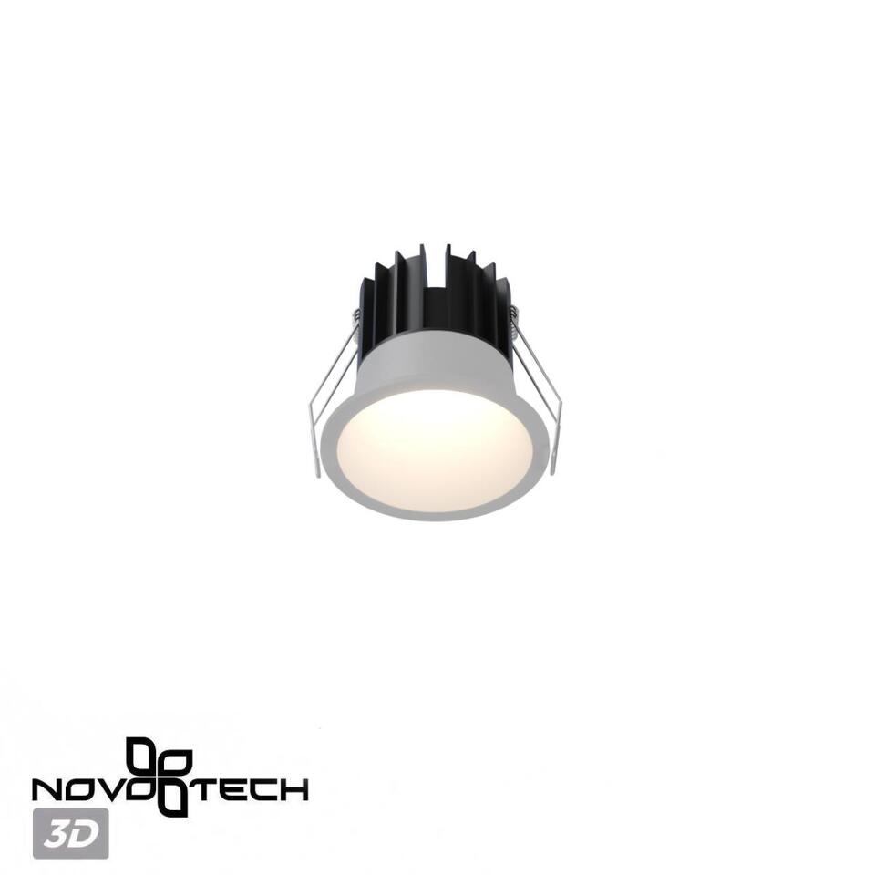 Фото №8  NOVOTECH 359869 WIR NT26 000 белый Светильник встраиваемый с переключателем цв. температуры IP20 LED 18W 100-265V 3000К/4000К/6000К BRILLO