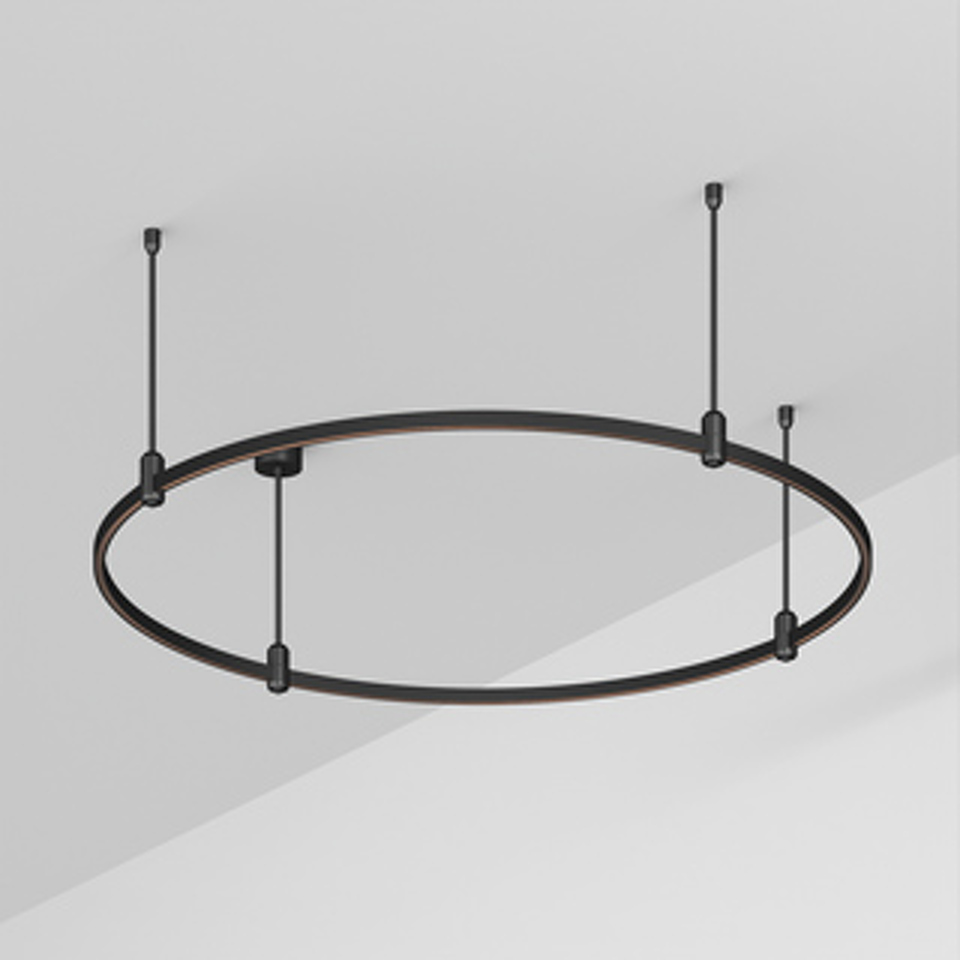 Фото №1  Arlight Основание ART-APRIORI-ROUND-ROD-400-R1200 (BK) ( IP20 Металл, 3 года)
