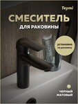 Превью фото №12  Teymi Смеситель для раковины Hanna, черный матовый T10255