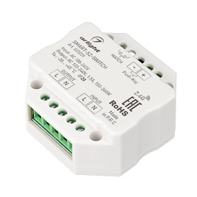 Фото Arlight Контроллер-выключатель SMART-S2-SWITCH (230V, 1.5A, 2.4G) ( IP20 Пластик, 5 лет)