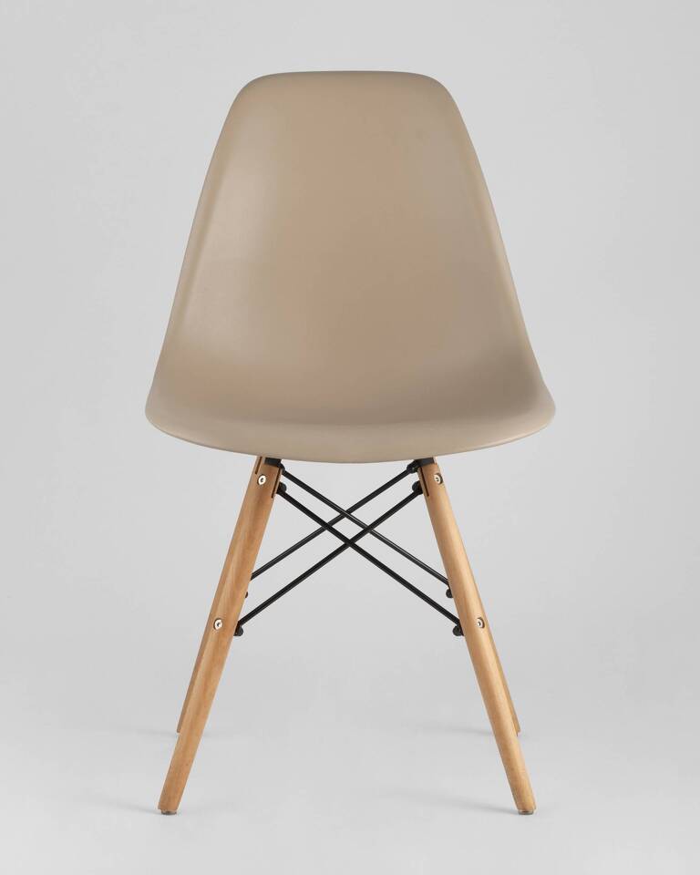 Фото №10  Стул Eames DSW бежевый