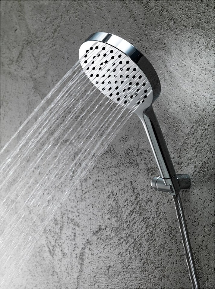 Фото №6  DC020AXX AQUAelite душевая лейка из ABS пластика с 3-мя режимами Золото глянцевое, 53/06Q