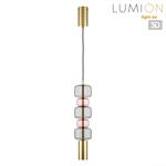 Превью фото №1  Подвесной светильник LUMION 6504/1A SUSPENTIONI LN26 385 бронза, розовый, серый Подвес GU10 50W 220V VERONA