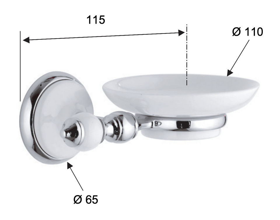 Фото №2  Мыльница Remer Epoca EP10CR