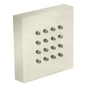 Фото BJ001AXX AQUAelite боковая форсунка 65x65 мм Никель шлифованный, 07Q