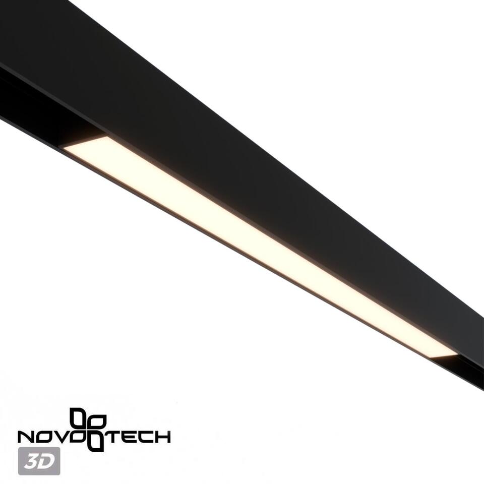 Фото №8  NOVOTECH 359938 PORT NT25 208 черный Трековый светильник с переключ. цв. темпер. IP20 LED 3000К\4000К\6000К 24W 90-240V VECTOR