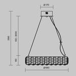 Превью фото №6  Подвесной светильник Подвесной светильник Maytoni MOD336PL-L120G3K