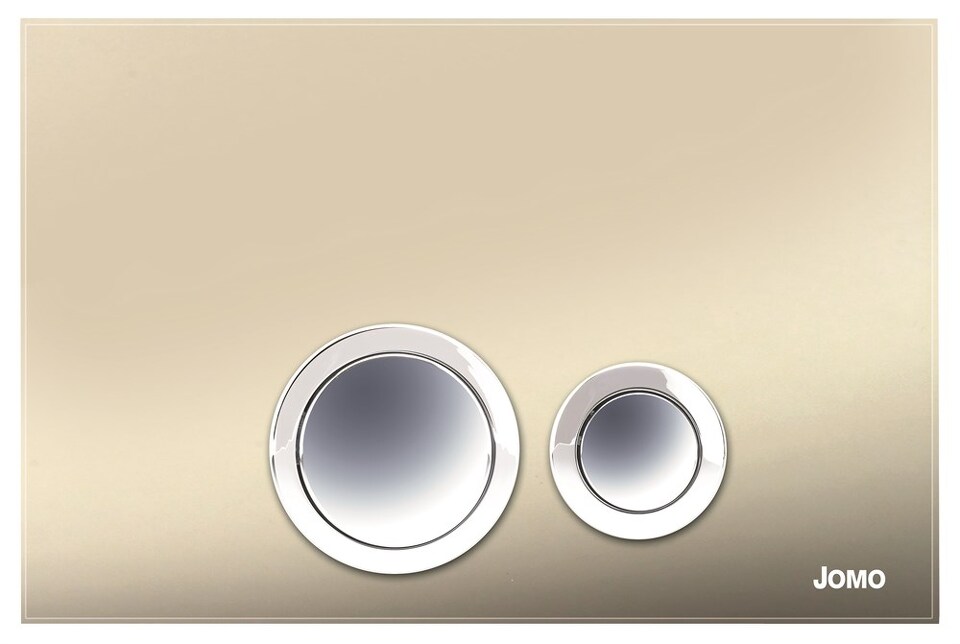 Фото №2  167-3500XX / 102-0000XX Jomo ELEGANCE 2.0 клавиша для смыва в комплекте с рамкой  Зеркальная бронза