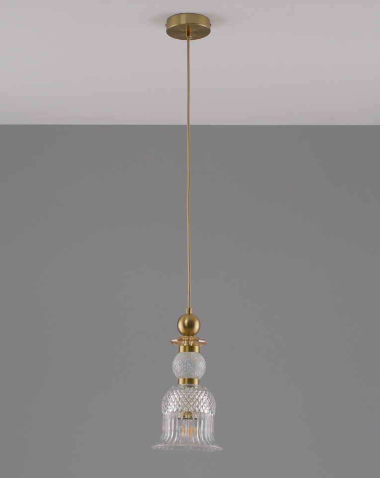 Фото №6  Подвесной светильник Светильник подвесной Moderli V10905-P Glassy