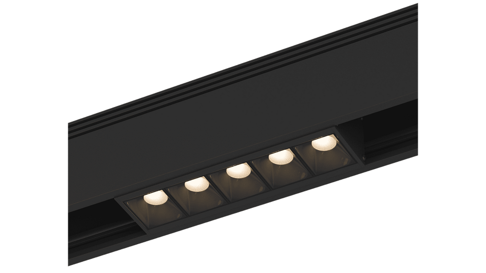 Фото №1  SWG PRO LED трековый диммируемый светильник SY Черный 10Вт 3000К, SY-DIM-601221-BL-10-WW