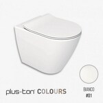 Превью фото №2  Унитаз 40374R Althea Cover Rimless Plus+Ton унитаз приставной 52x36  Матовый белый Plus-Ton®