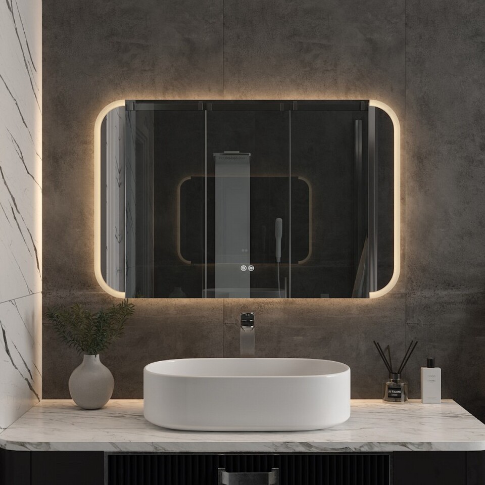 Фото №32  Teymi Зеркало Solli Luxor 1000х650, LED подсветка, сенсор, антипар T20403