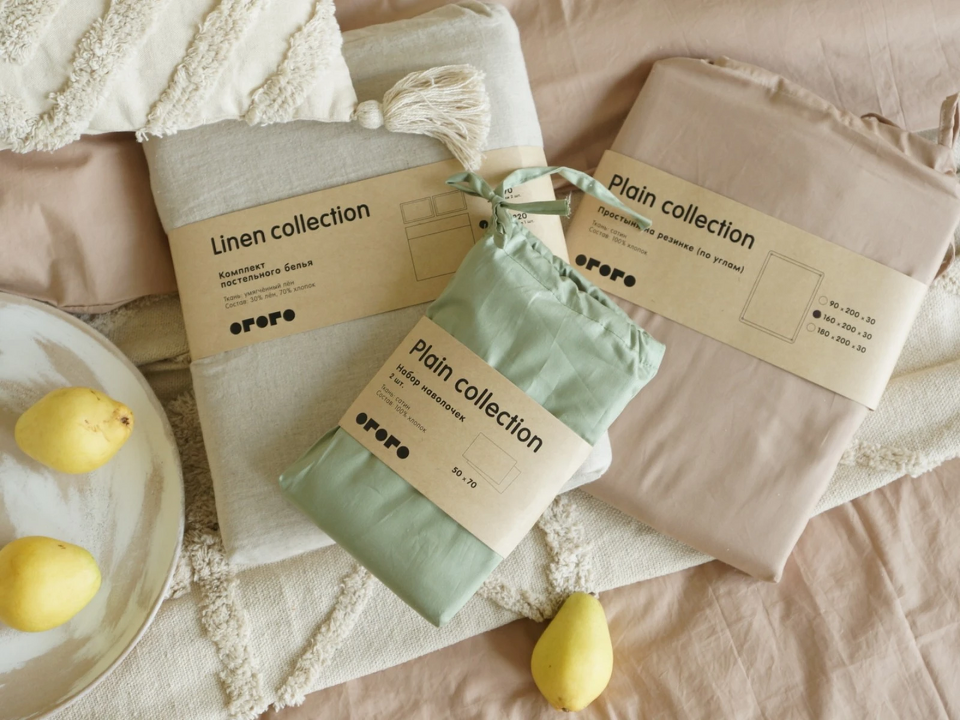Фото №10  OGOGOHOME Простыня Plain Collection