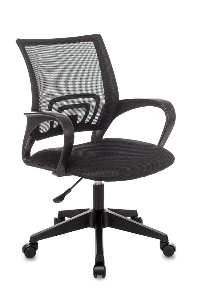 Фото №6  Кресло Кресло офисное TopChairs ST-Basic сетка/ткань черный