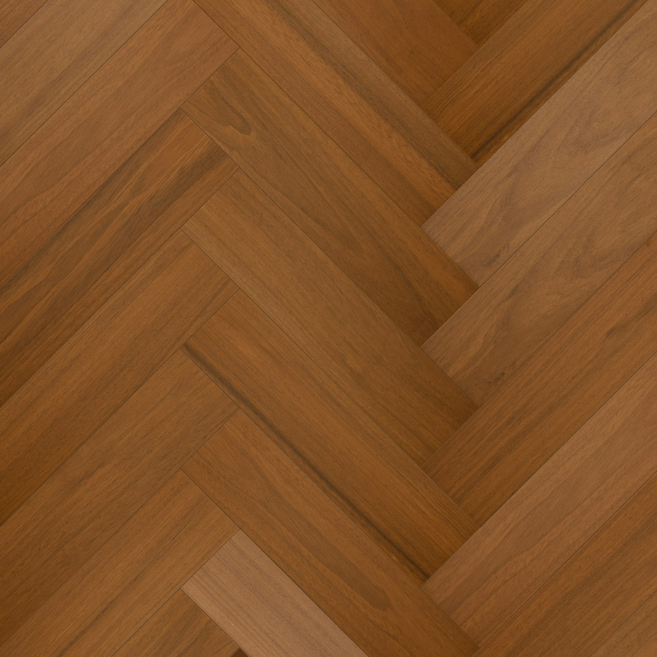 Фото №1  Кварцевый паркет Кварцевый паркет Quartz Parquet Штучный паркет Дуссия Африканская 44-400-63 5/0,6 мм (глянец)