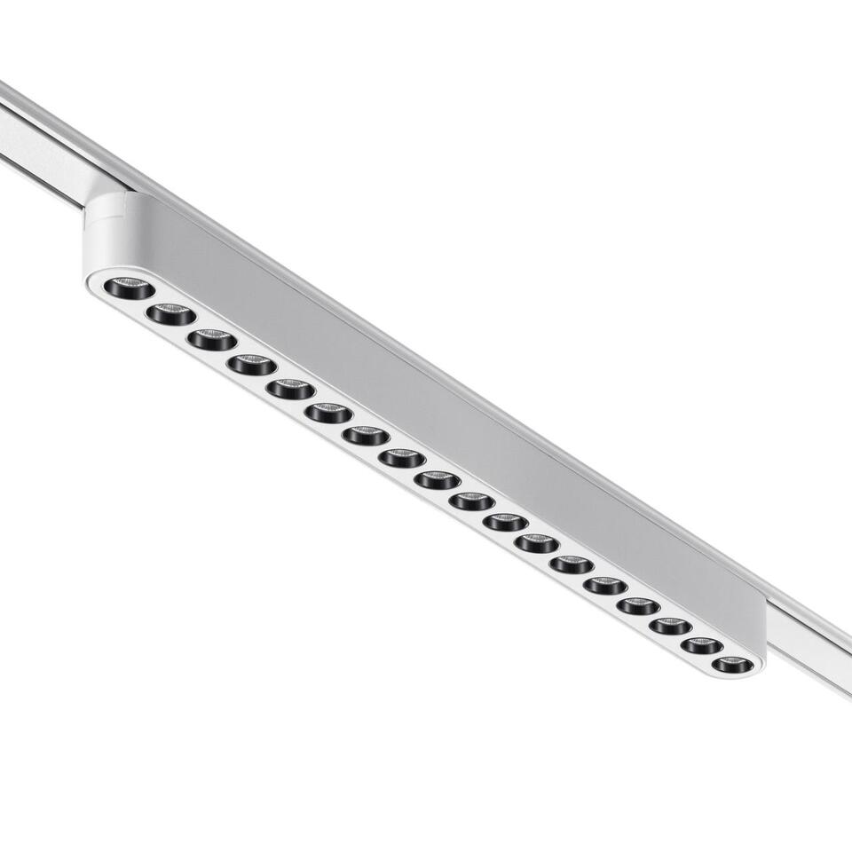 Фото №4  NOVOTECH 359079 SHINO NT23 179 белый Трековый светильник для низковольтного шинопровода IP20 LED 18W 48V 4000K 1710Лм SMAL