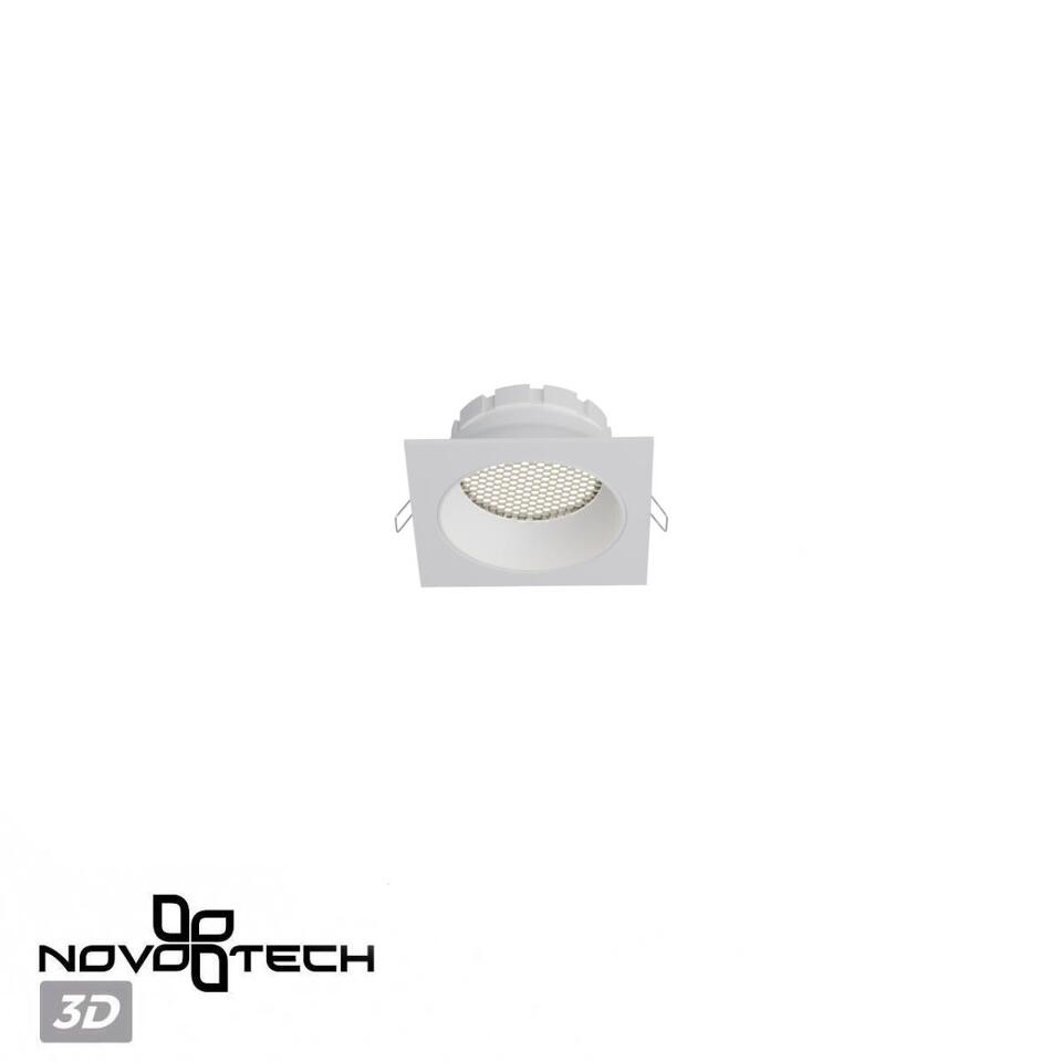 Фото №7  NOVOTECH 371005 WIR NT25 000 белый Светильник встраиваемый IP20 GX53 12W 220-240V GEMINI
