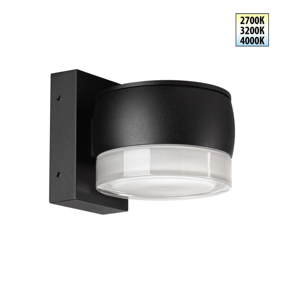 Фото №7  NOVOTECH 359719 STREET NT25 716 черный Светильник ландшафтный с переключателем цв. температуры IP65 LED 8W 100-240V 2700К/3200К/4000К ESTIMA