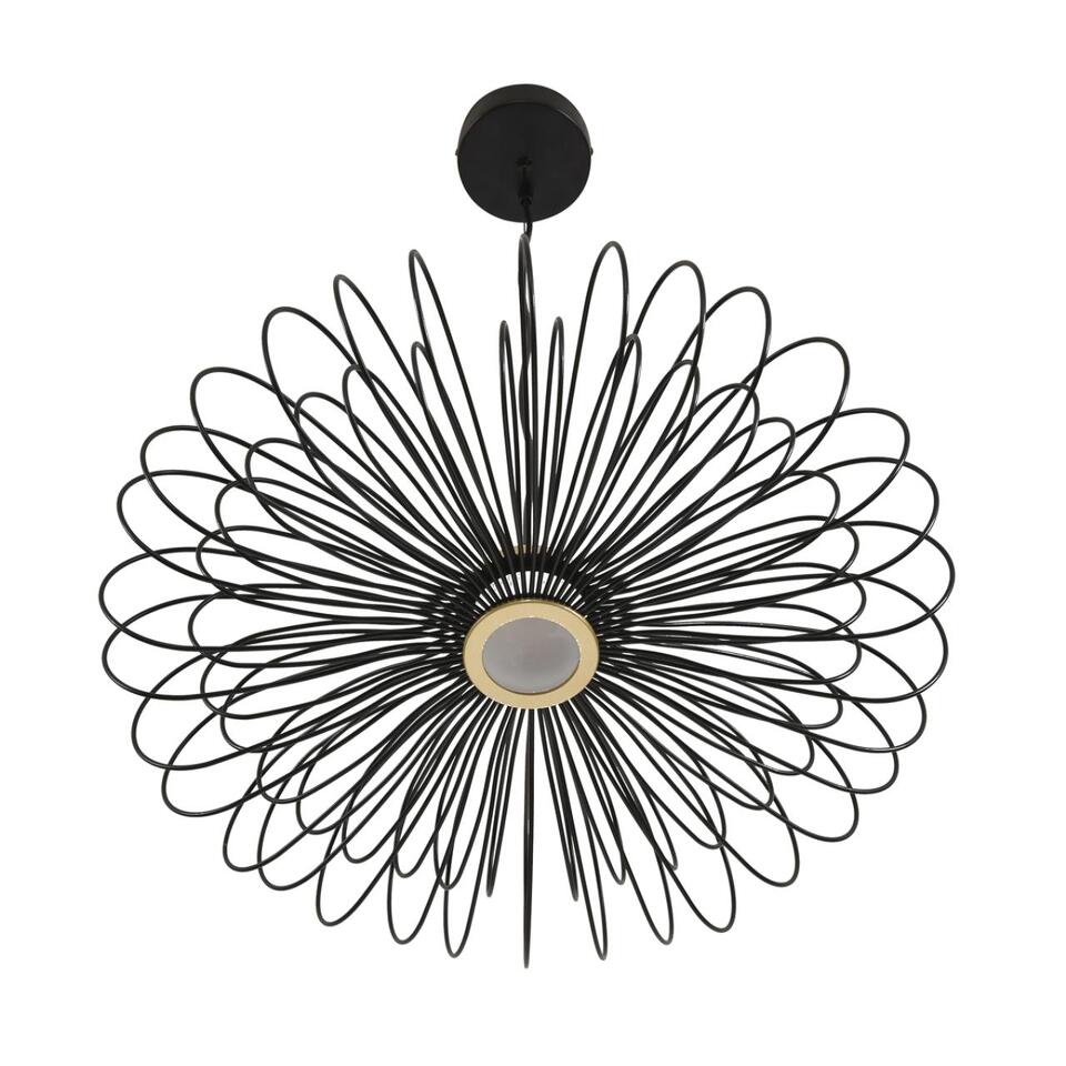 Фото №8  Подвесной светильник LUMION 8301/9L LEDIO LN26 297 черный, металл/акрил Подвес LED 9W 3000K 220V CAMOMILE