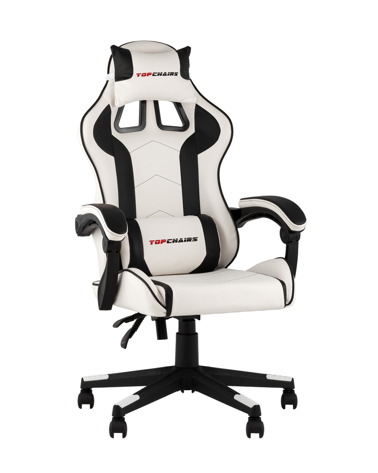 Фото №1  Кресло Кресло спортивное TopChairs Shadow бело-черный