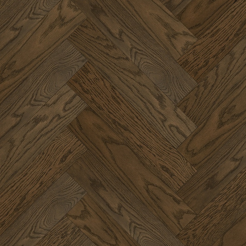 Фото №1  Кварцевый паркет Кварцевый паркет Quartz Parquet Штучный паркет Дуб Брауни 44-413 5/0,6 мм