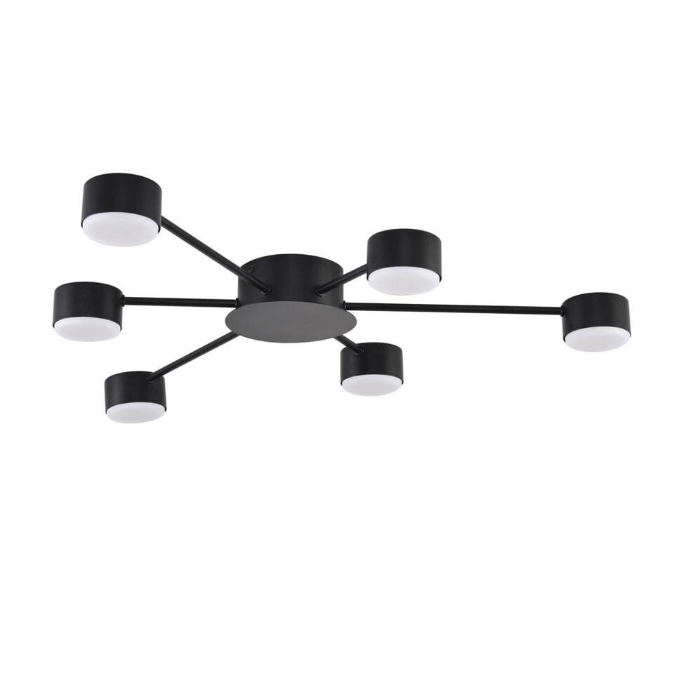 Фото №6  Люстра LUMION 8344/6C COMFI LN26 251 черный, металл Люстра GX53 LED 6*7W 220V TORINA