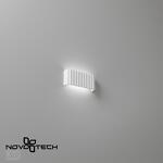 Превью фото №1  NOVOTECH 359401 OVER NT24 608 белый гипс Светильник настенный с переключателем цв.температуры IP20 LED 8W 220V 3000/4000/6000K YESO